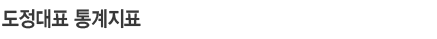 도정대표 통계지표